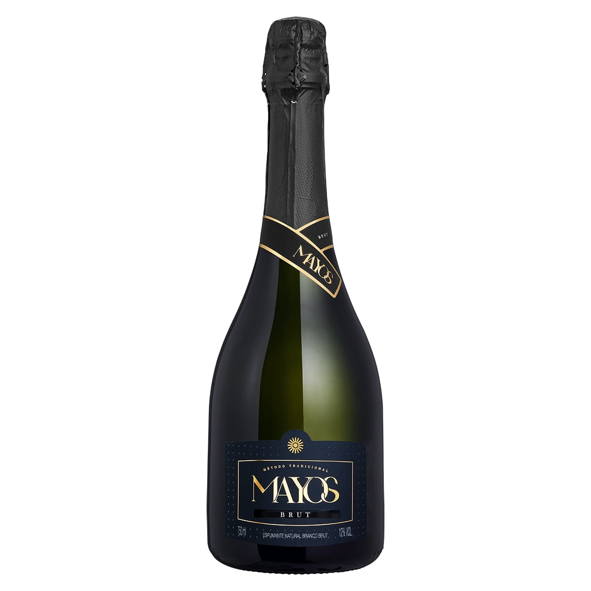 Garrafa do Espumante Mayos Brut Branco 750ml