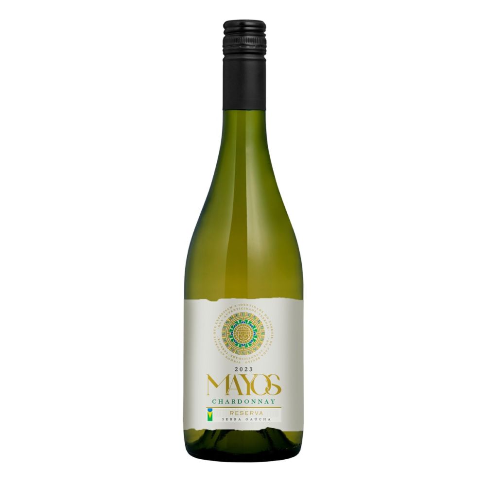 Garrafa do Vinho Mayos Reserva Chardonnay 750ml
