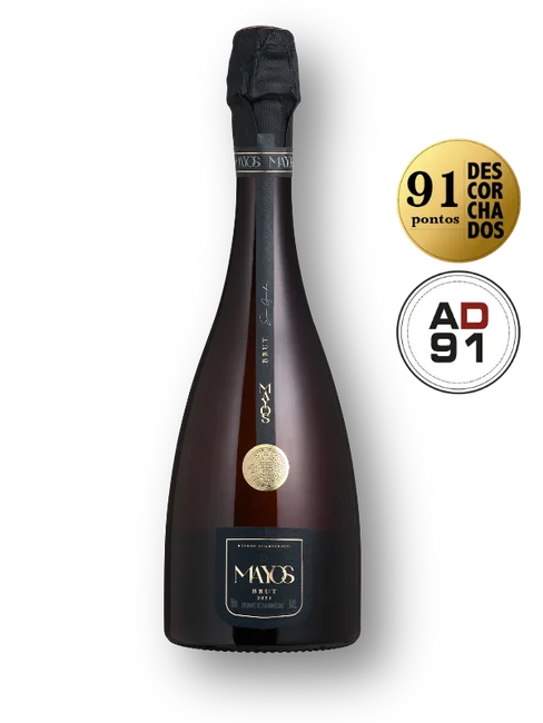 Garrafa do Espumante Mayos Brut 24 Meses