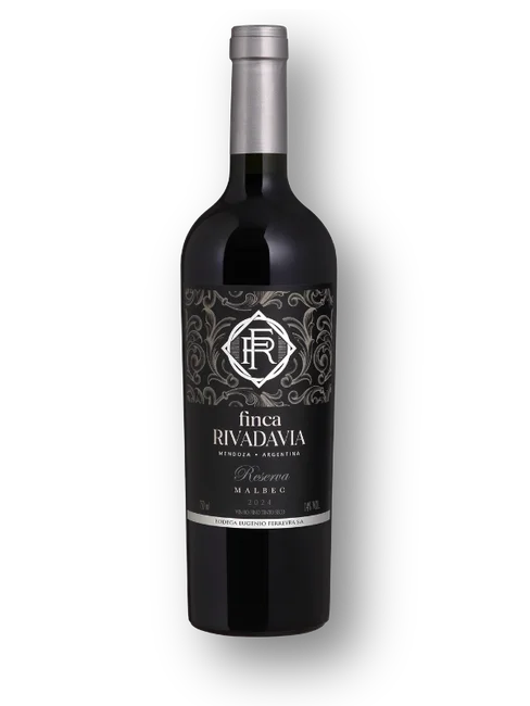 Garrafa do Finca Rivadavia malbec reserva